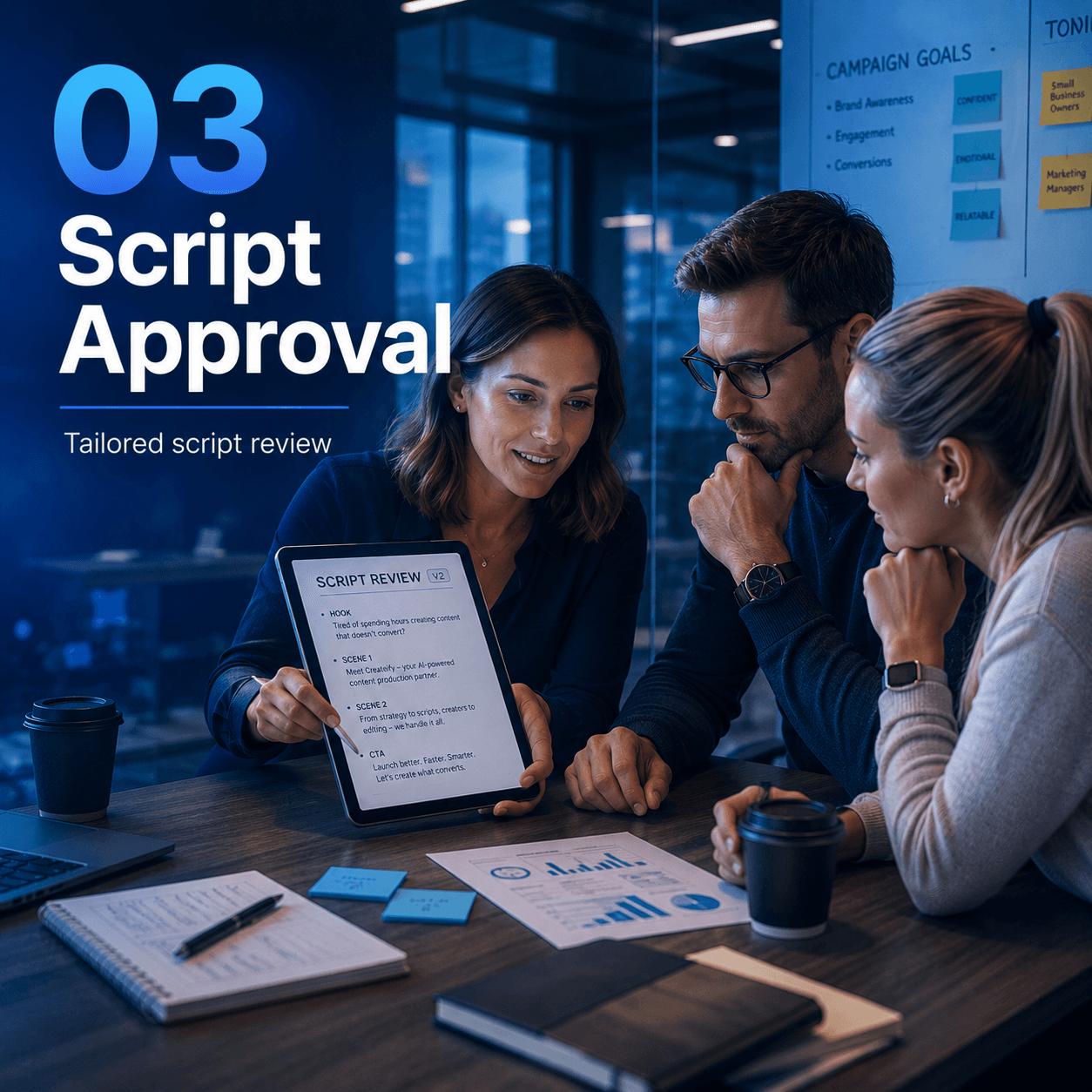Step 03: Script Approval